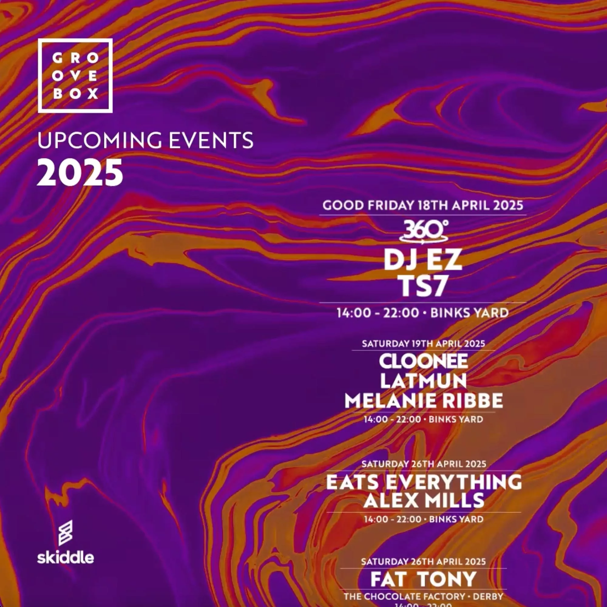 Groovebox 2025 Calendar